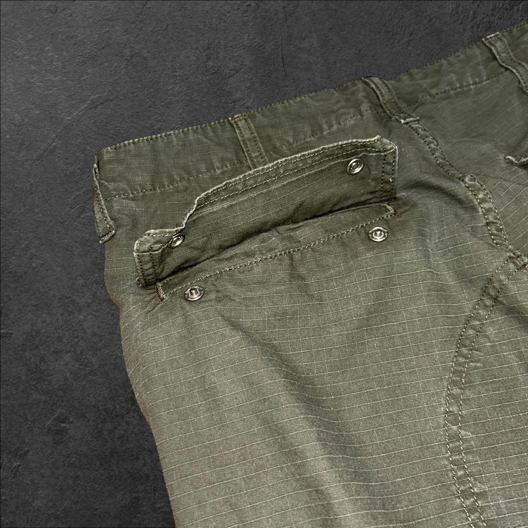 Carhartt カーハート カーゴパンツ リップストップ 軍パン ドローコード