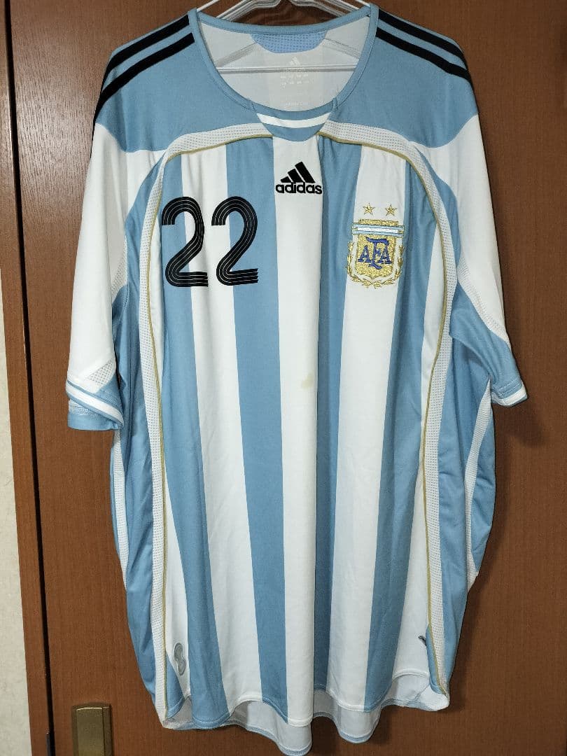 サッカー アルゼンチン代表 2006 ホーム ＃22 ルイス・ゴンザレス XL