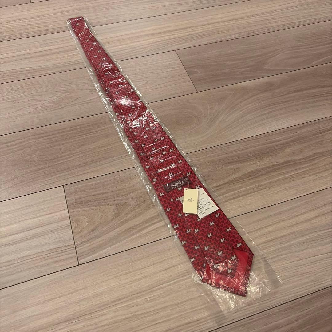 ✴︎SALE✴︎【HERMES】メンズ ネクタイ 新品 未使用SILK100%