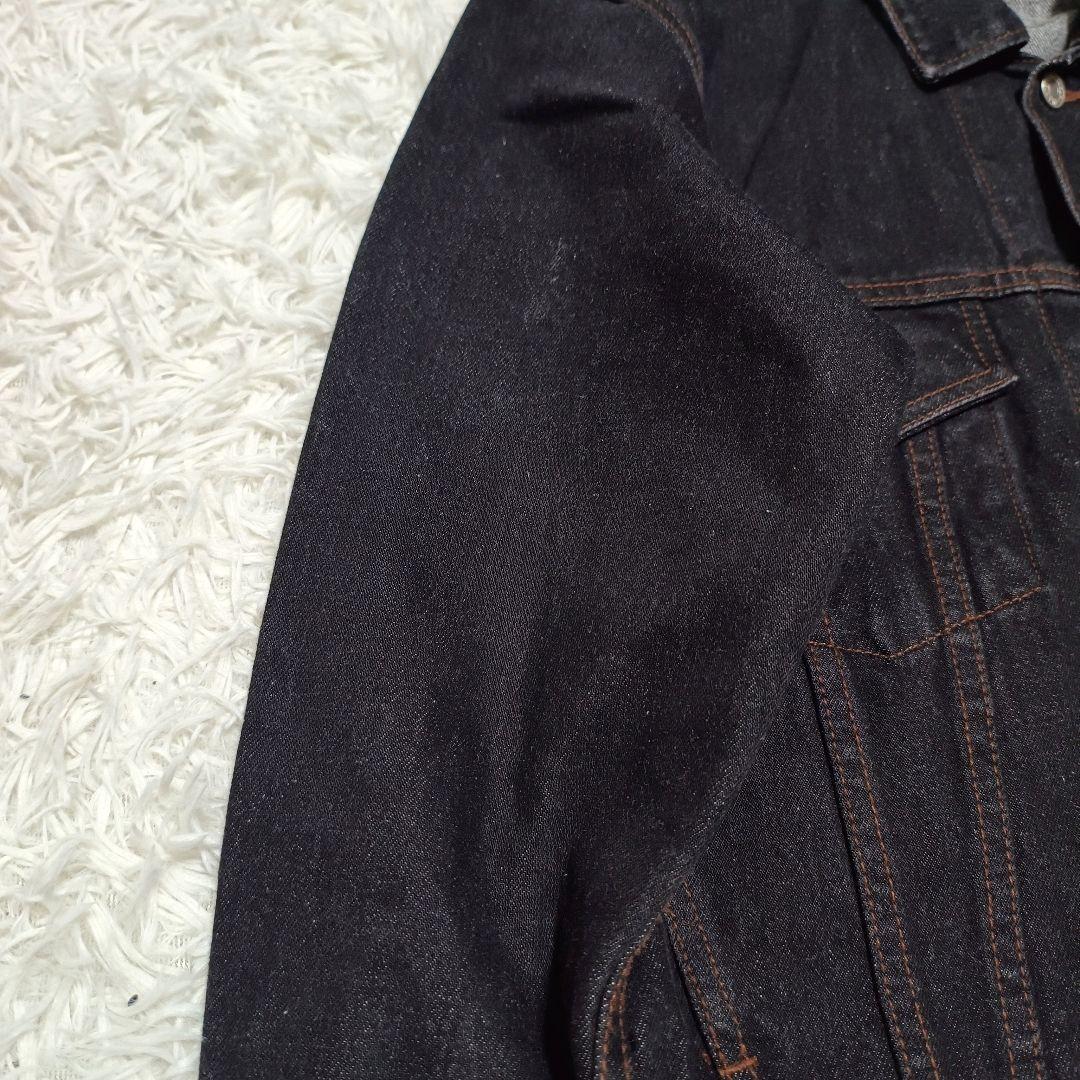 90s Wrangler BLACK DENIM JACKET 日本製 短丈