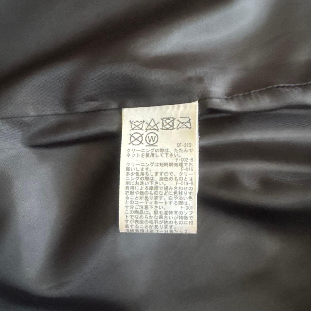 ROPÉ ダブルジップロングジレ　ブラック　サイズ38