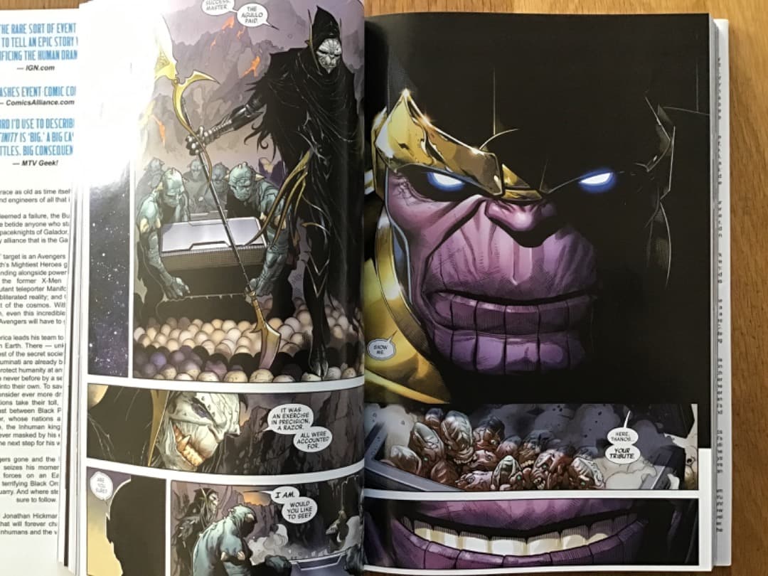 再値下げ❗️インフィニティ　ハードカバー　アベンジャーズ　アメコミ
