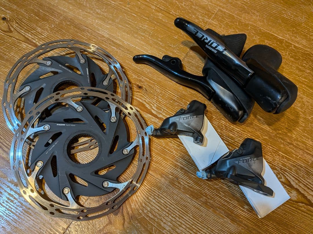 Sram Force eTap Axs フロント、リアレバー及びキャリパーセット