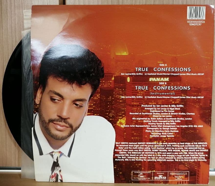 洋楽 12\" TRUE CONFESSIONS BILLY GRIFFIN