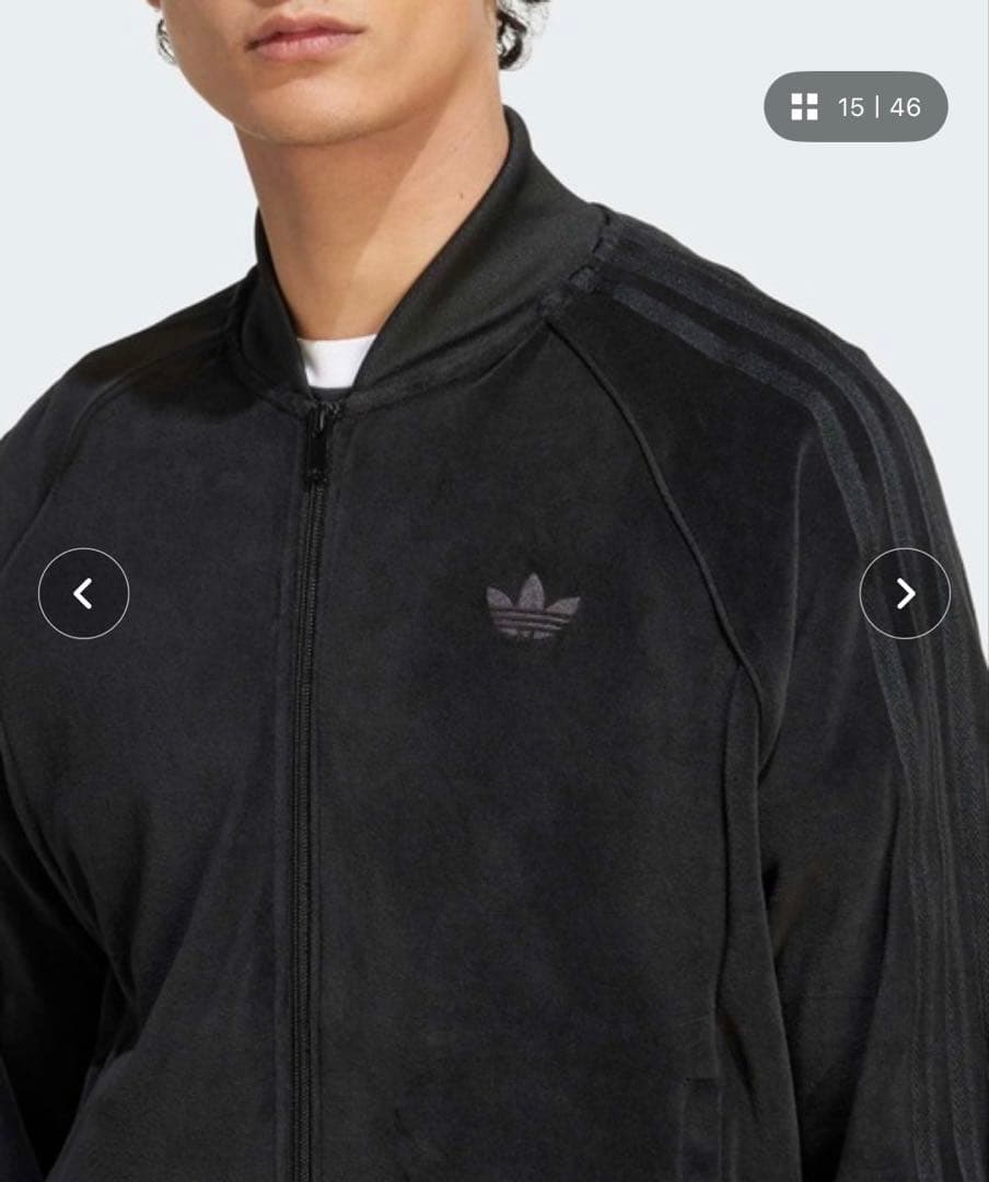 adidas SST アディカラー ベロア トラックトップ