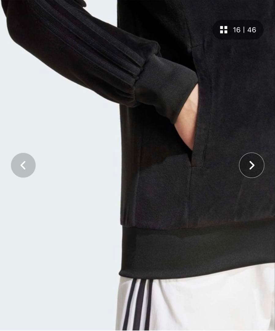 adidas SST アディカラー ベロア トラックトップ