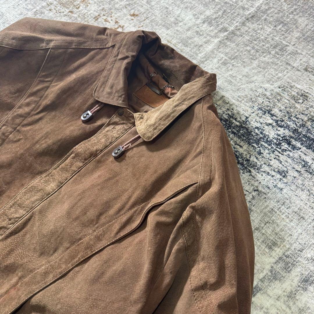 90s-00s Levis リーバイス スエード レザージャケット 短丈 豚革