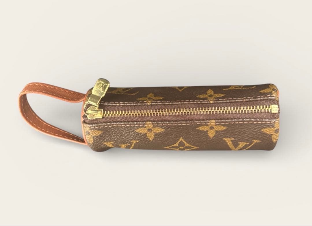 【美品】Louis Vuitton モノグラム ポーチ　ゴルフ ボールケース