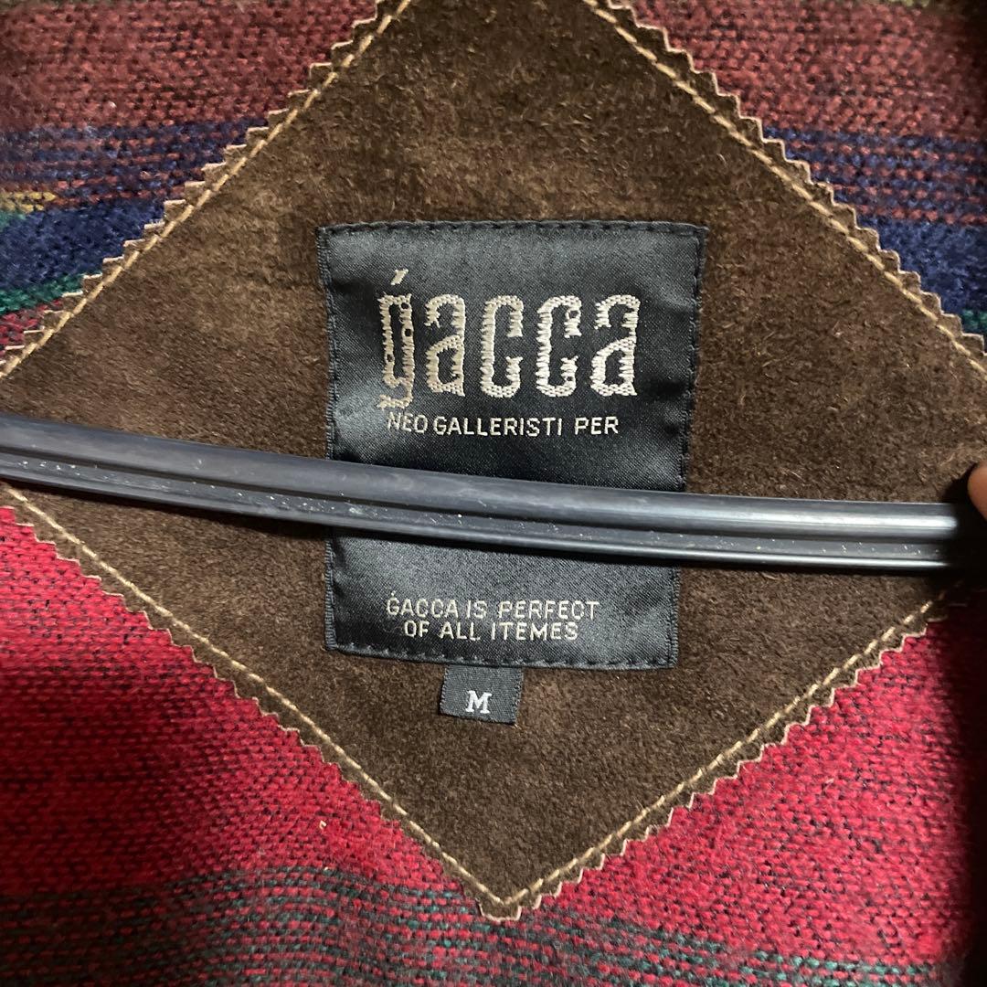 牛革！！gacca ブラウン スエードジャケット M