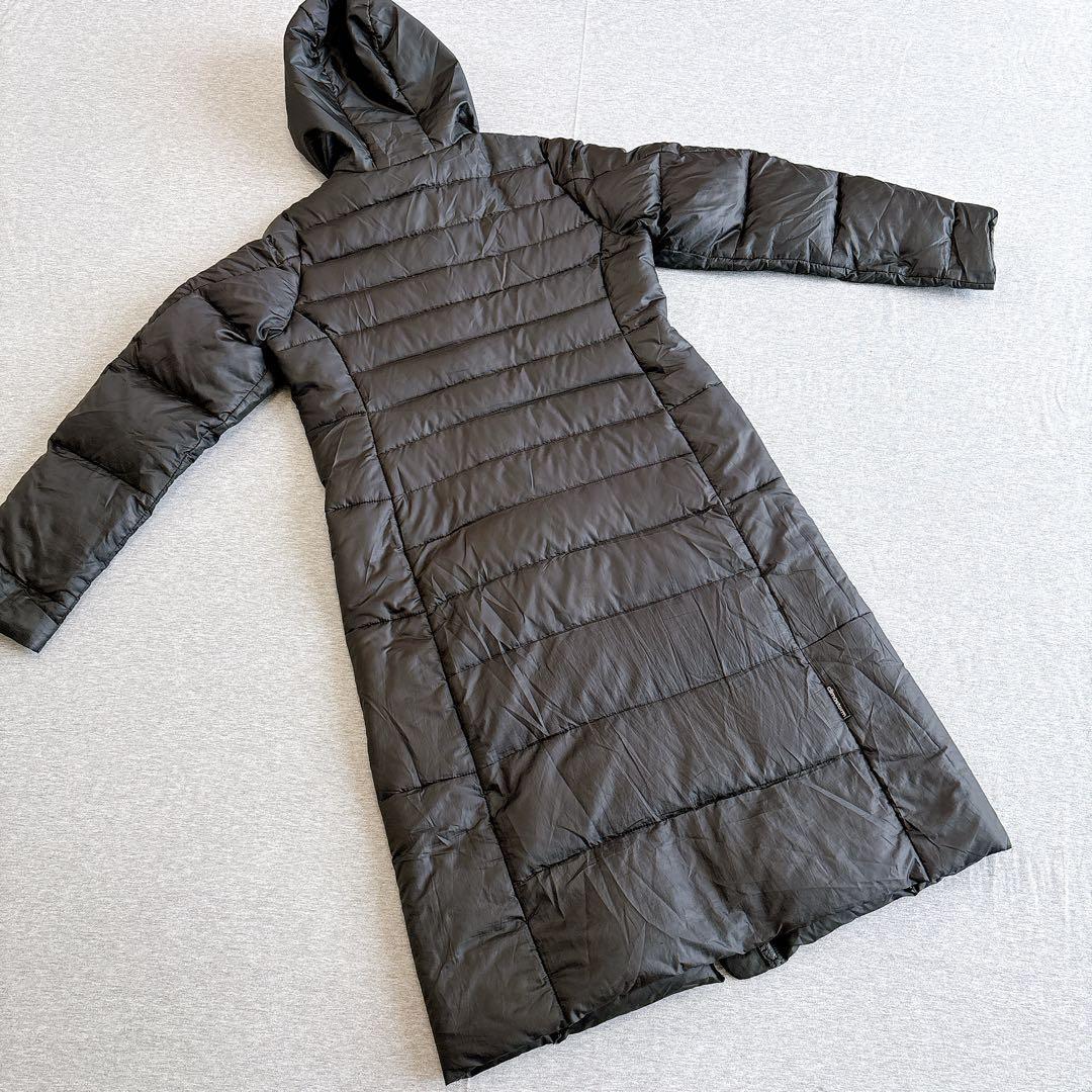 adidas アディダス　ベンチコート ロング　ダウン ブラック　Sサイズ