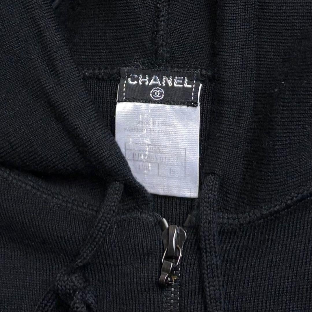 大人気✨️CHANEL ココマーク パーカー ニットジャケット L相当