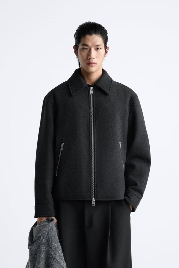 Zara ウールブレンドジャケット genjiさん紹介