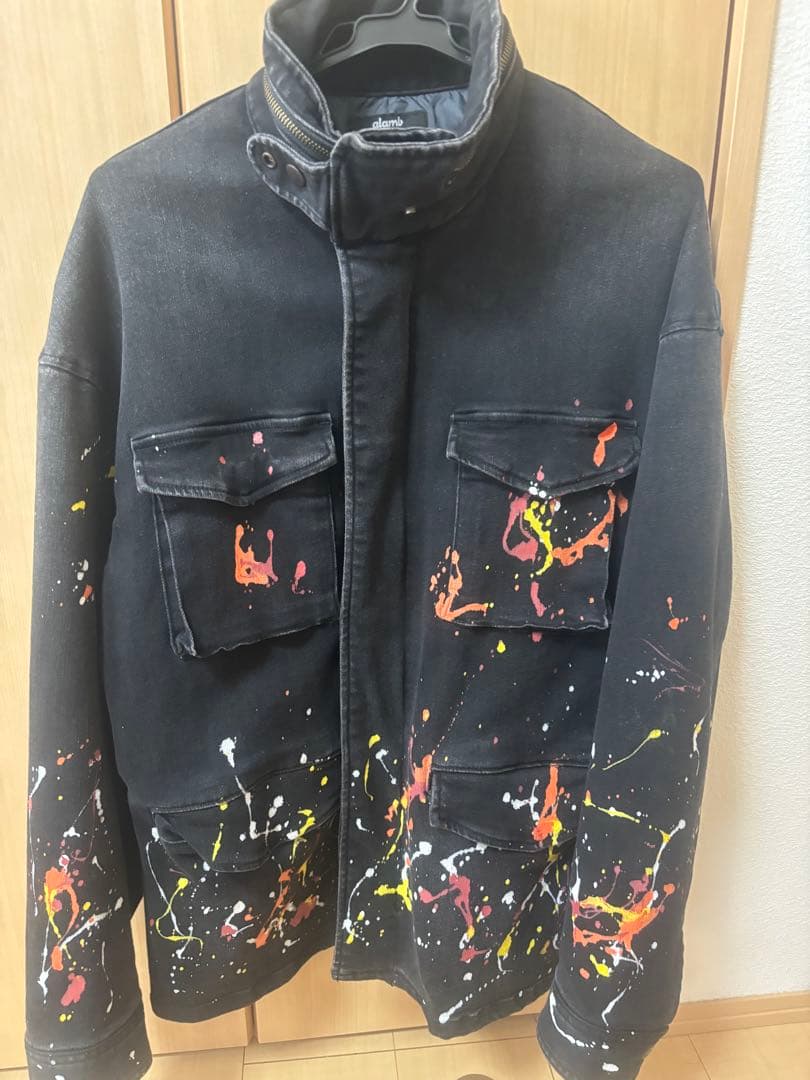 glamb Unknown Denim M65 ブラックデニムジャケット