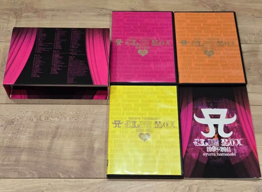 ayumi hamasaki CLIP BOX 1998-2011 DVD6枚