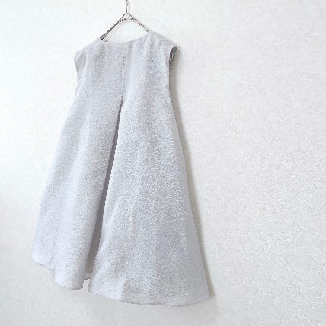 美品✨LE PHIL 23SS シアー ジャガード ジレ ブラウス シルク混