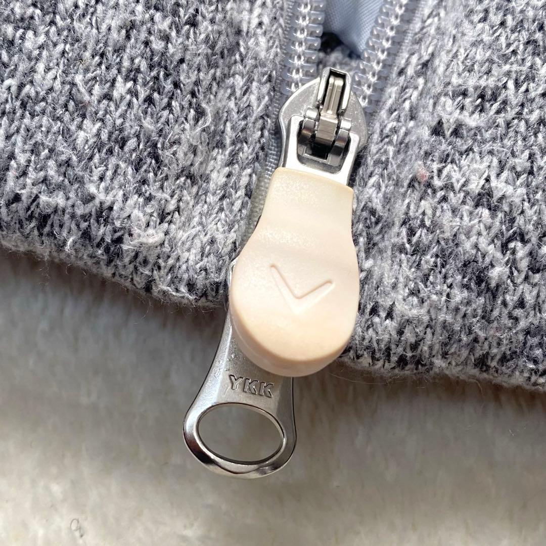 Callaway ✨良品✨ブルゾン シャギー アウター ダブルジップ ロゴ刺繍