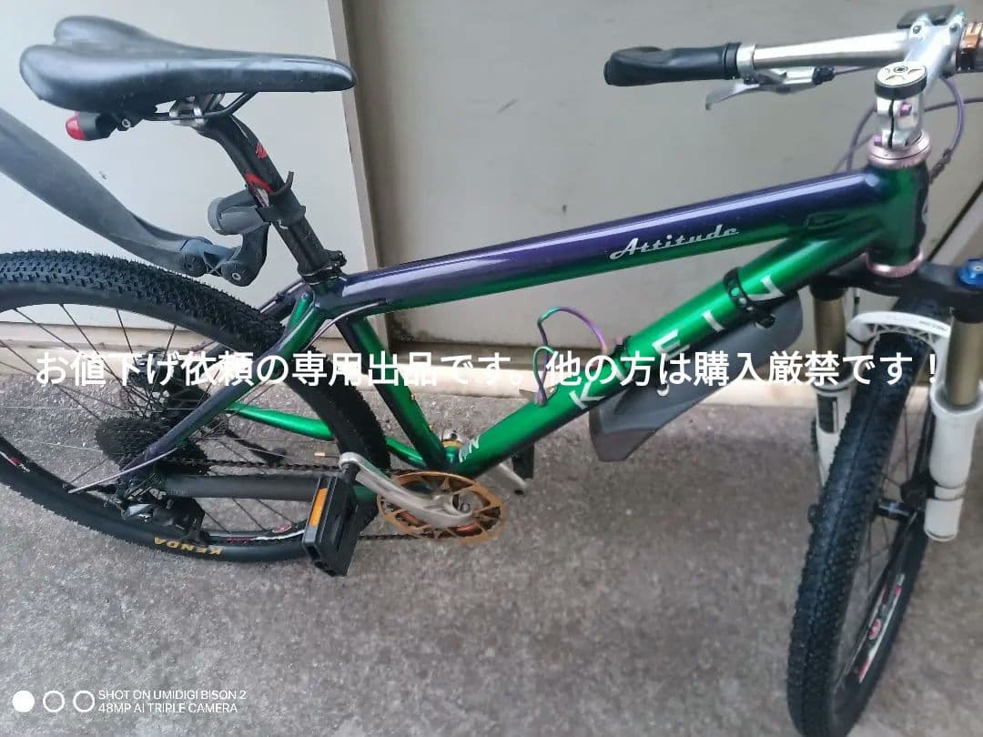 　アティチュード　MTB 26インチフレーム　中古品
