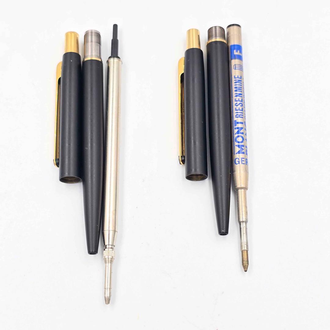 MontBlanc スリムライン マットブラック シャーペン ボールペン セット