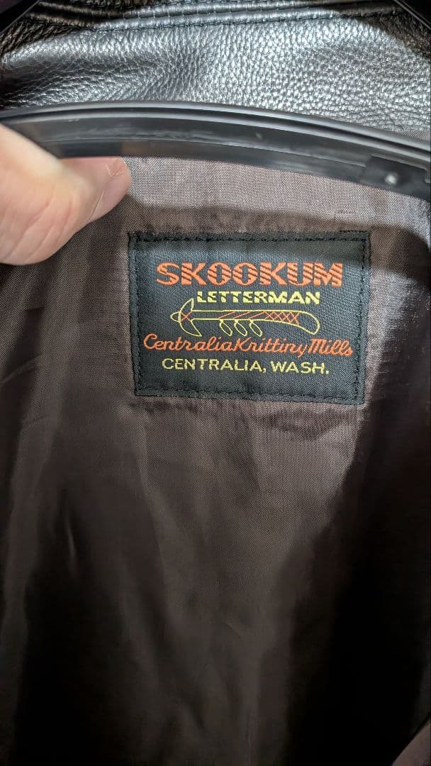 SKOOKUM / スクーカム 417別注 Leather AWARDブルゾン