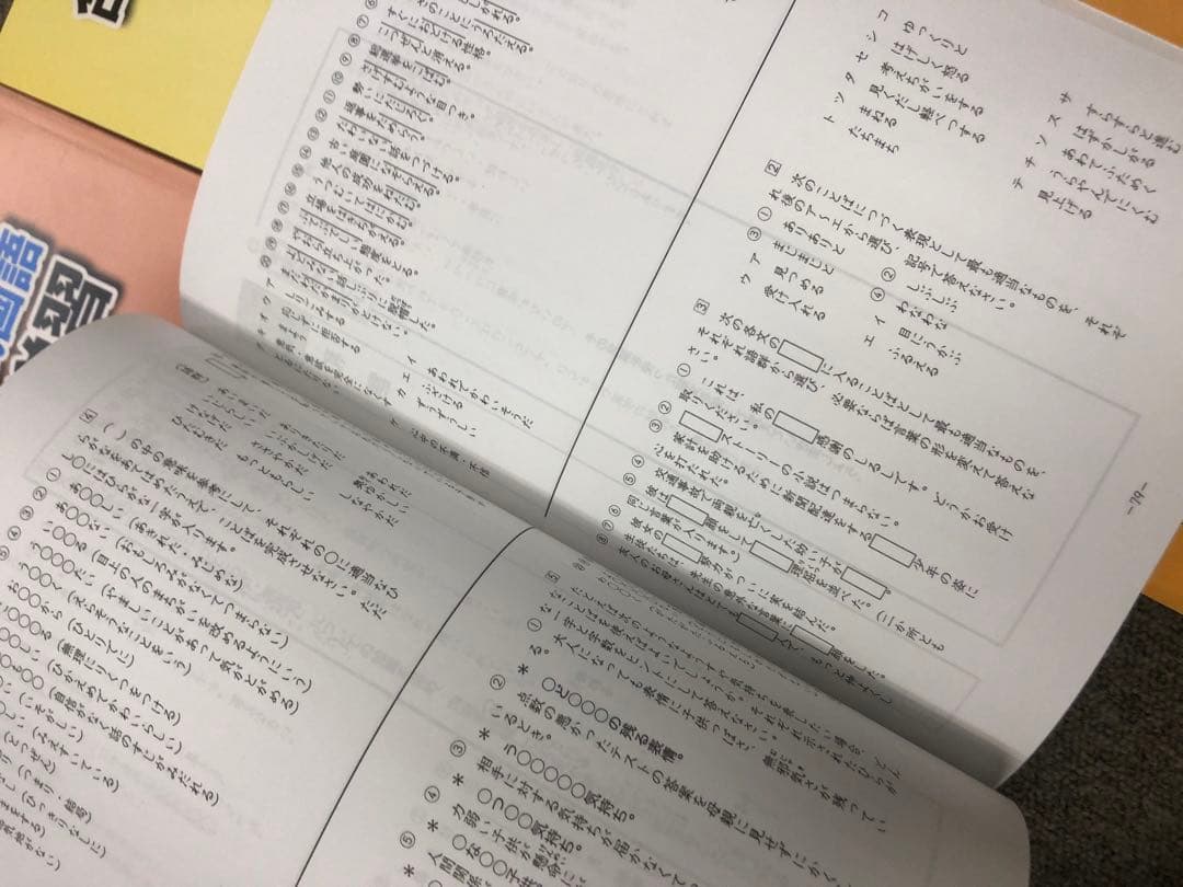 浜学園　5年生国語テキスト　書き込み解答ほぼ無し/ほぼ未使用/苦手対策