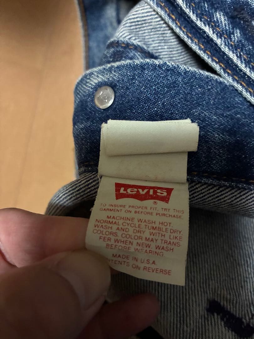 90s リーバイス　70506 USA デニムジャケット 38 実寸40程度