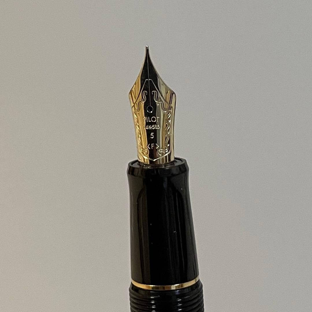 PILOT カスタム74 F（細字）ブラック 純正コンバーター CON‑70 付