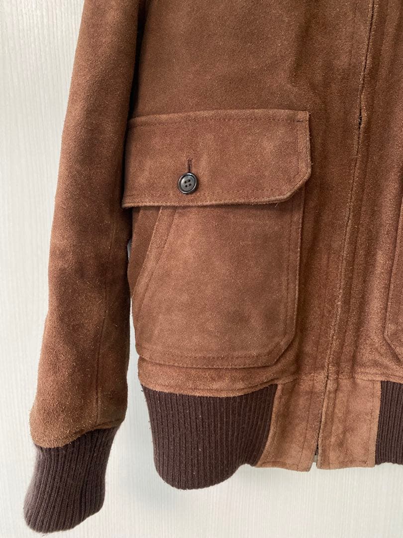 COMME des GARCONS HOMME スウェード レザー ブルゾン