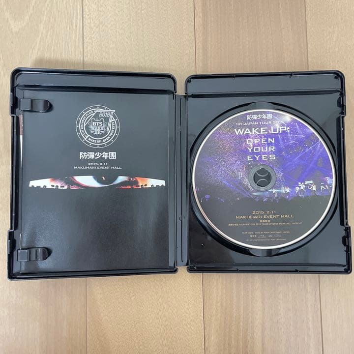 BTS 防弾少年団 2015WAKE UP OPEN YOUR EYES DVD