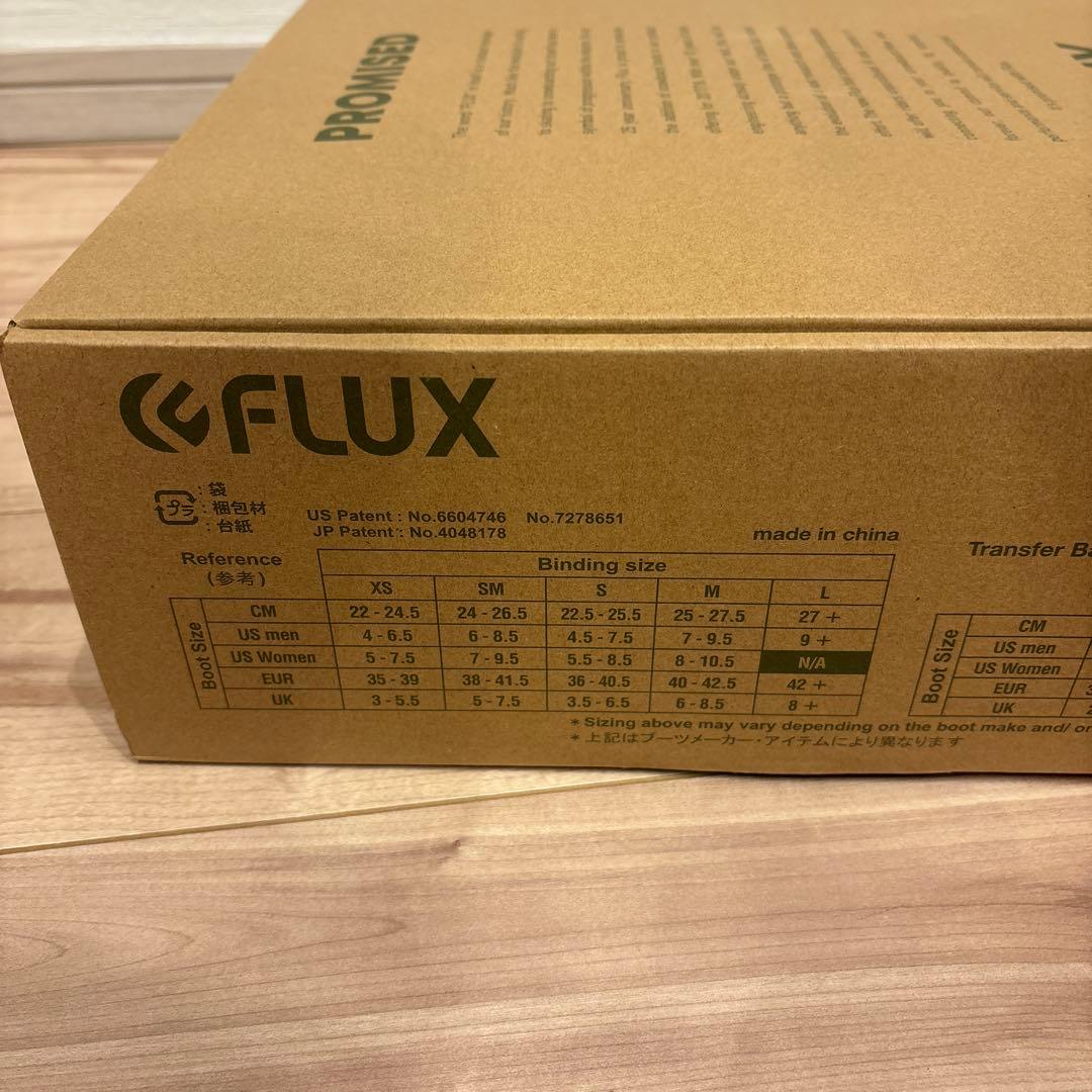FLUX F22DSLR ビンディング Lサイズ レッド　DS サイズL
