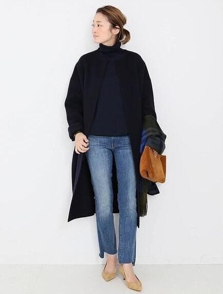Deuxieme Classe CINOH ウールカシミアノーカラーコート