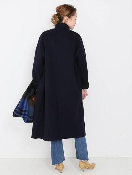 Deuxieme Classe CINOH ウールカシミアノーカラーコート