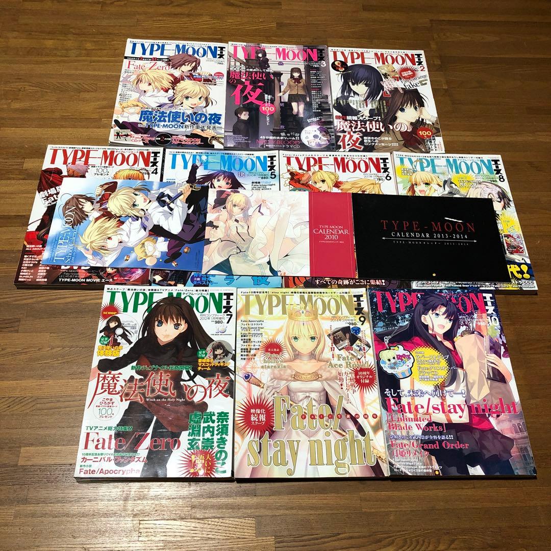 TYPE-MOONエース　10冊セット　カレンダー 3枚　DVD2枚