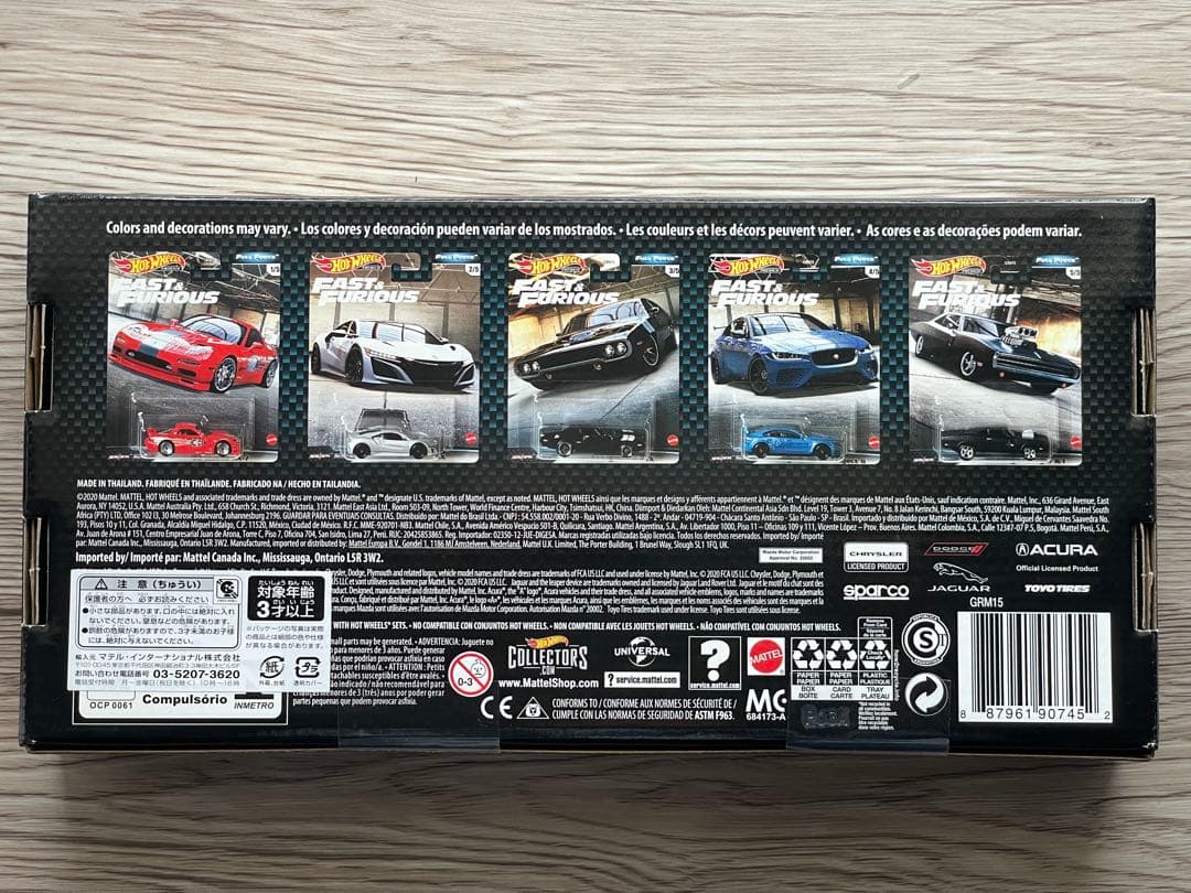 Hot Wheels FAST & FURIOUS ワイルドスピード5台ダッヂ他
