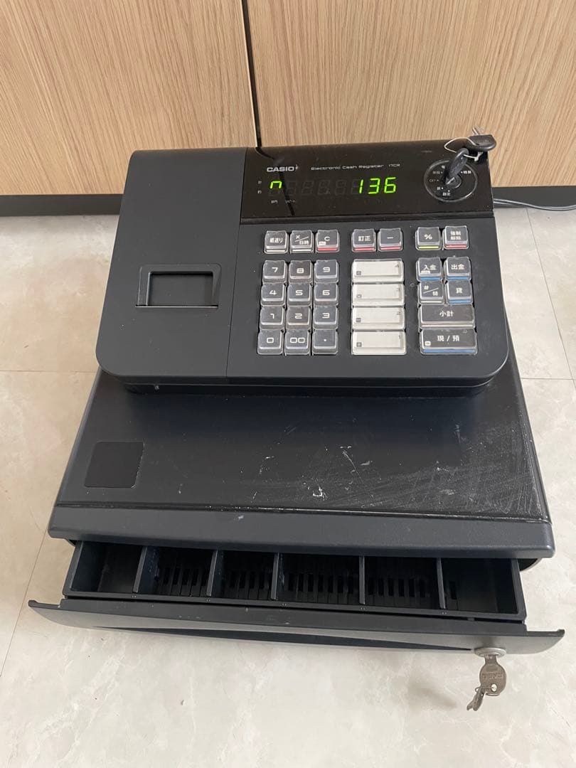 CASIO コンパクトレジスター 17CR