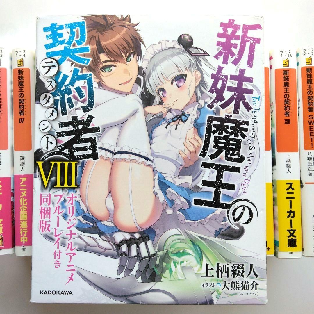 新妹魔王の契約者 (テスタメント) 小説全15冊セット　上栖綴人　BD付き