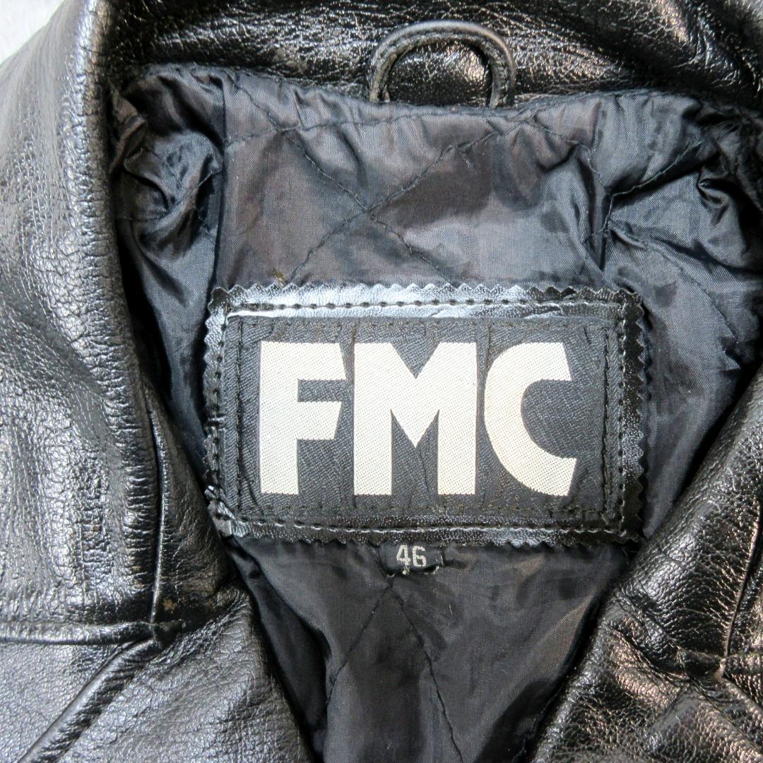 '80s vintage FMC レザーダブルライダース ジャケット 46サイズ