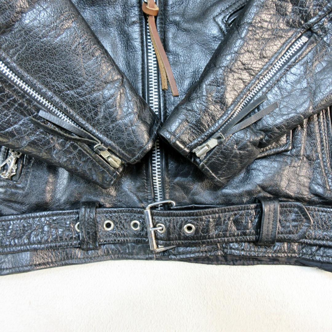 '80s vintage FMC レザーダブルライダース ジャケット 46サイズ