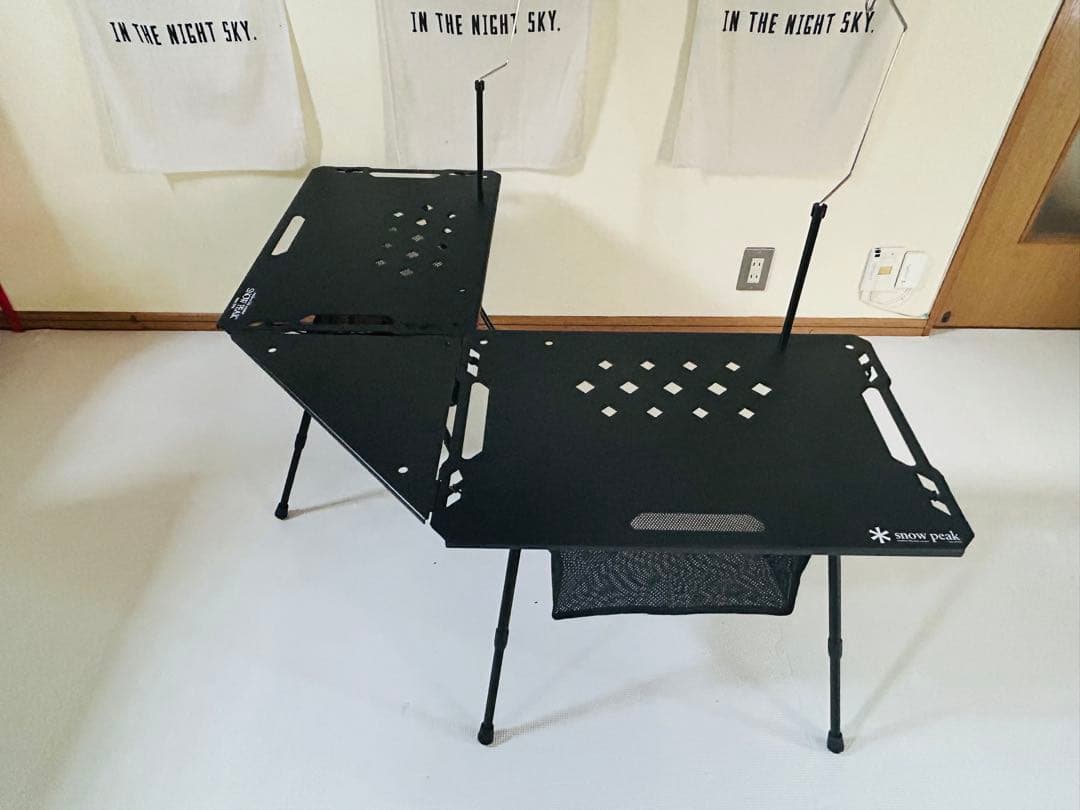 キャンプテーブルセット　カバン付き IGTテーブル2個　1個追加(合計3個)可能