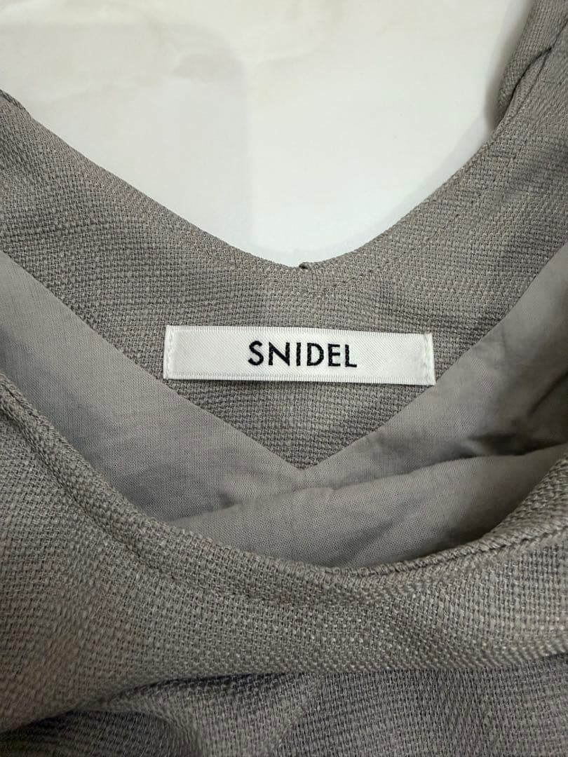 【未使用】 SNIDEL ラッフルボレロパイピングワンピース 0