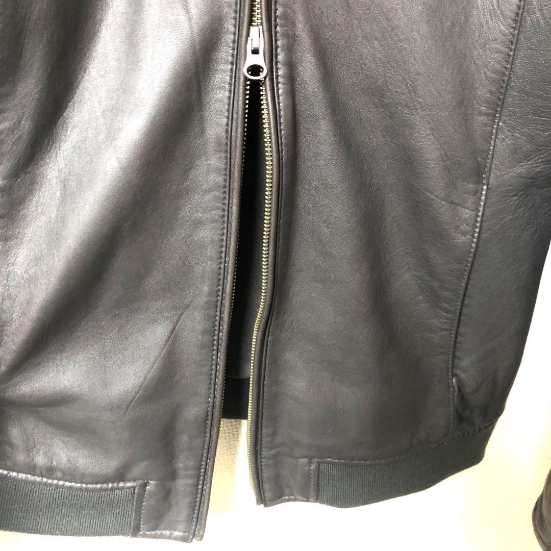 ステュディオス　国産ラムレザー 茶色ライダース　TENBLANK
