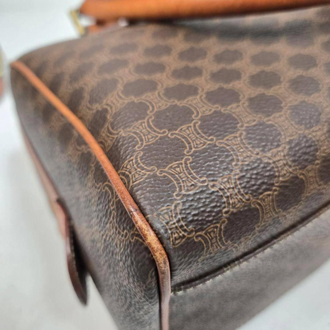 美品 CELINE 2way ミニボストンバッグ トリオンフ マカダム柄