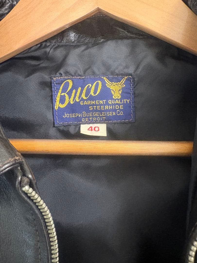 Buco スタイルキング 40 ブラック リアルマッコイズ