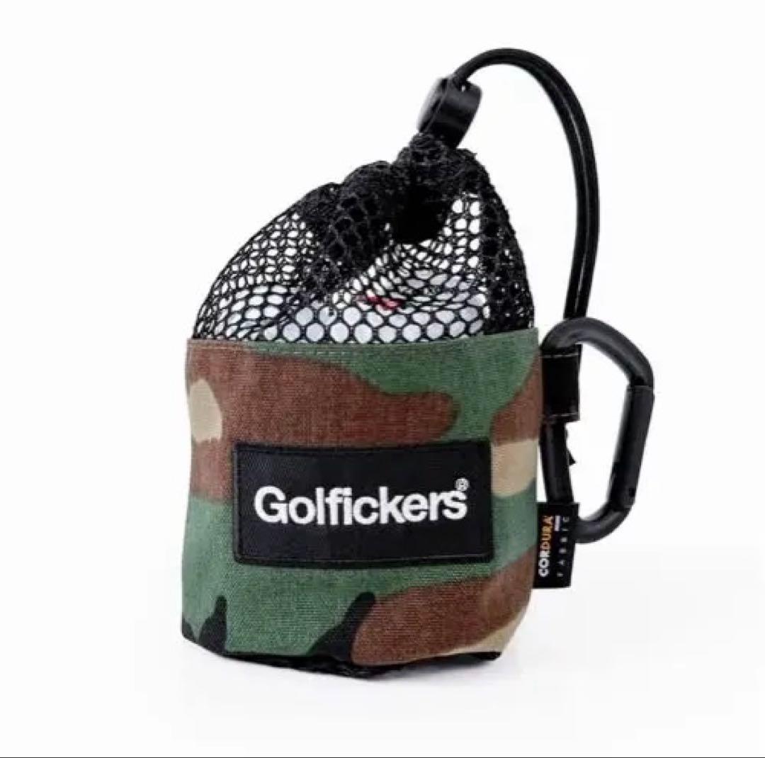 ⭐️新品未使用⭐️Golfickers 迷彩柄 ゴルフボール収納袋