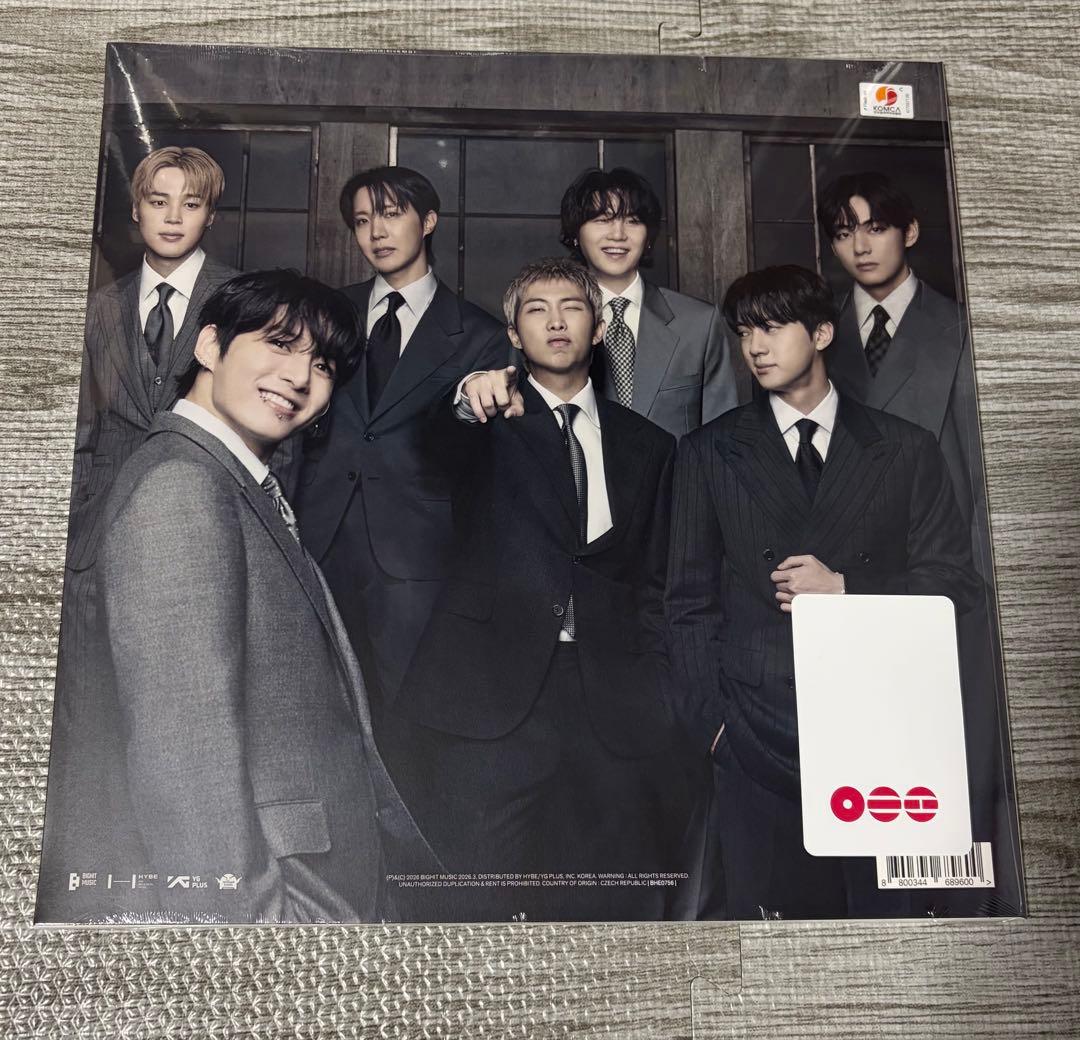 BTS 'ARIRANG' (Standard Vinyl) jimin ジミン