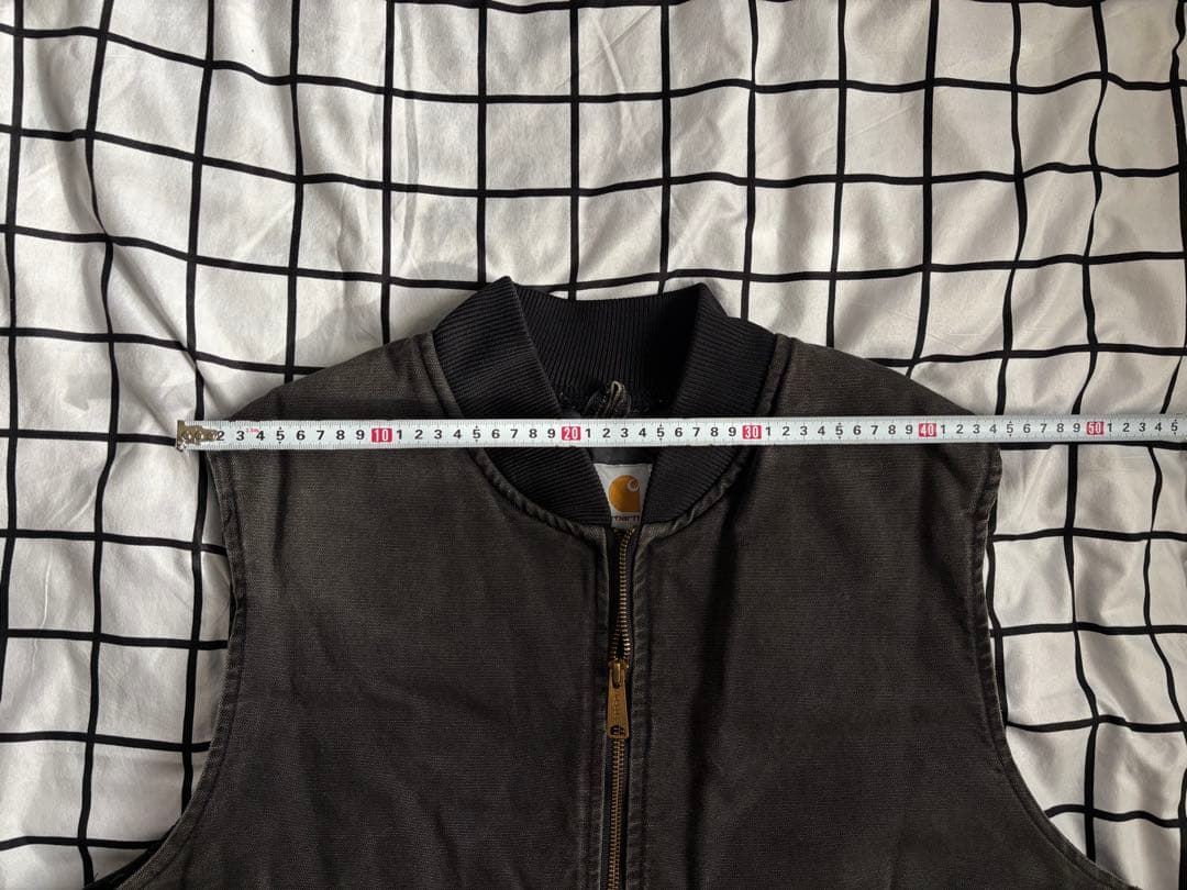 Carhartt ダックベスト 希少カラー ブラック 古着 ジャケット