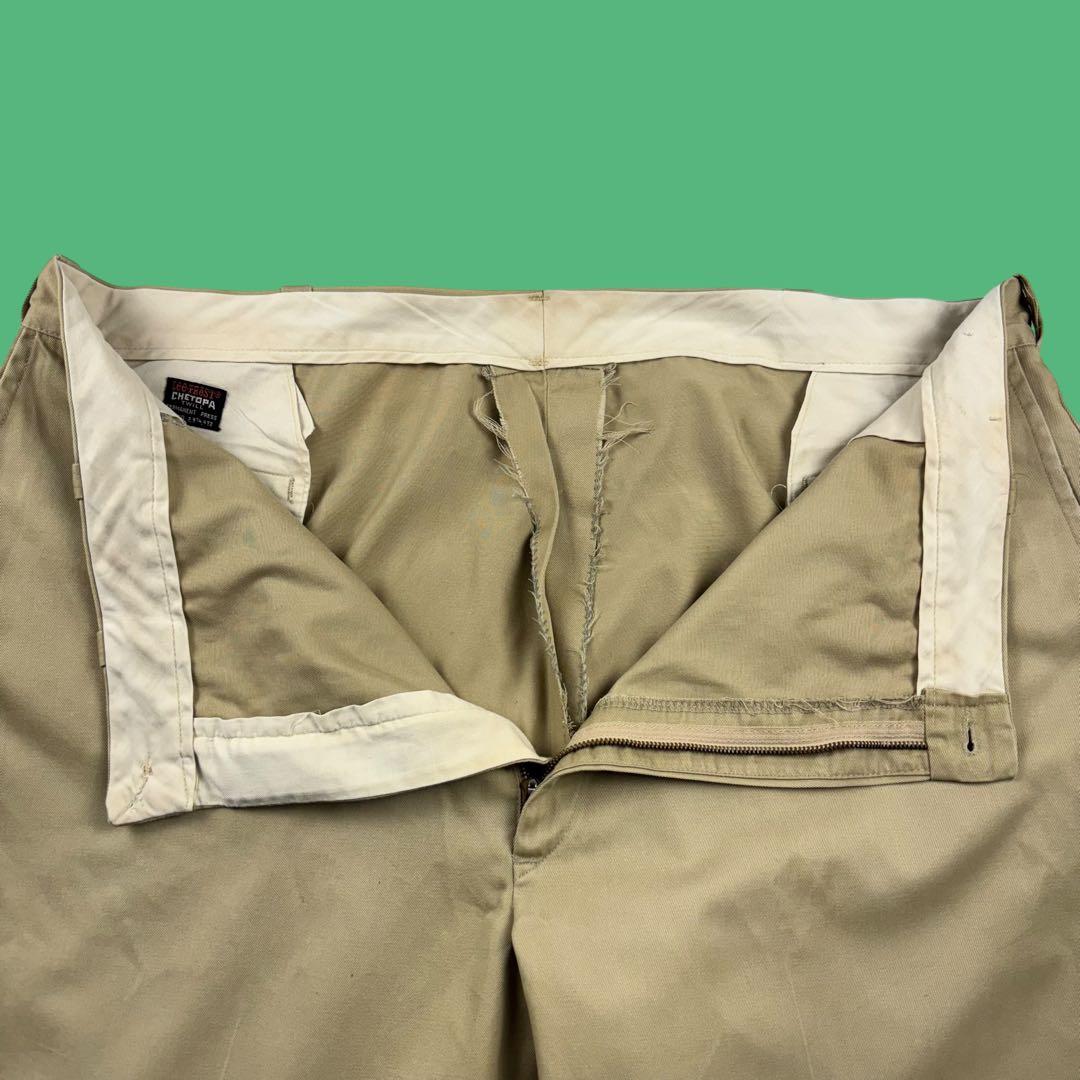 60s Lee Chetopa Twill ワークパンツ Big Size