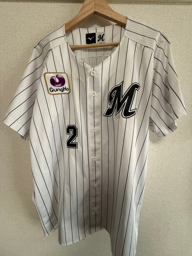 千葉ロッテマリーンズ　藤原恭大　ユニフォーム　旧背番号　サイズO