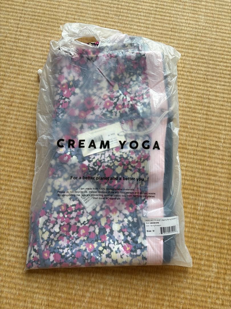 【新品・未使用】ジャザサイズ アパレル 花柄 上下セット Mサイズ