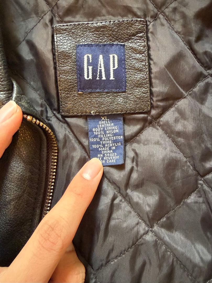old gap レザージャケット