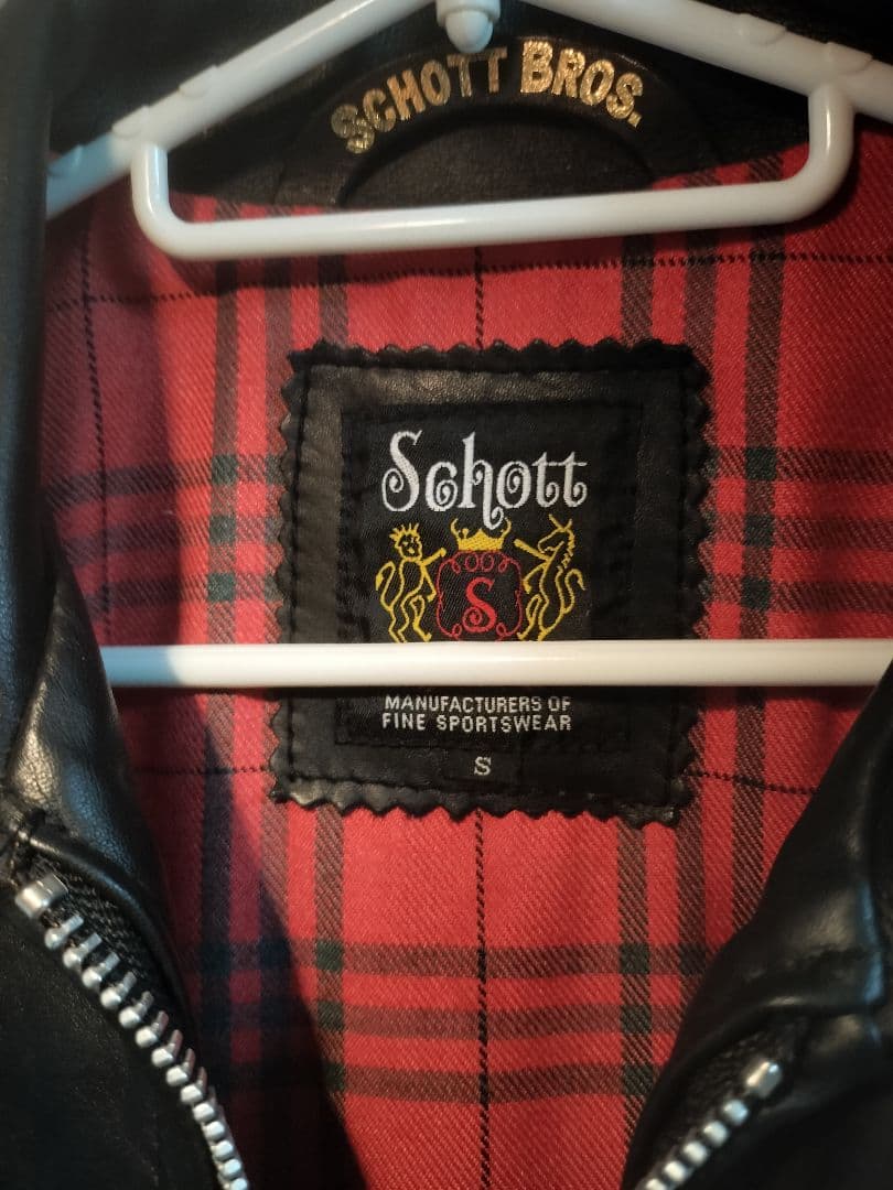 k*n様 Schott ブラック シングルライダースジャケット